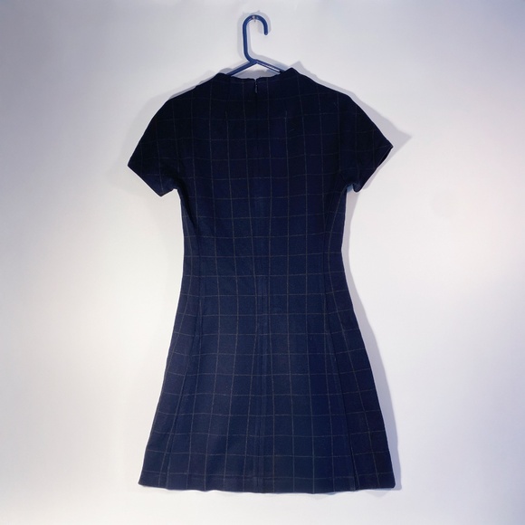 Theory Windowpane Dolman Shift Dress - Picture 2 of 5